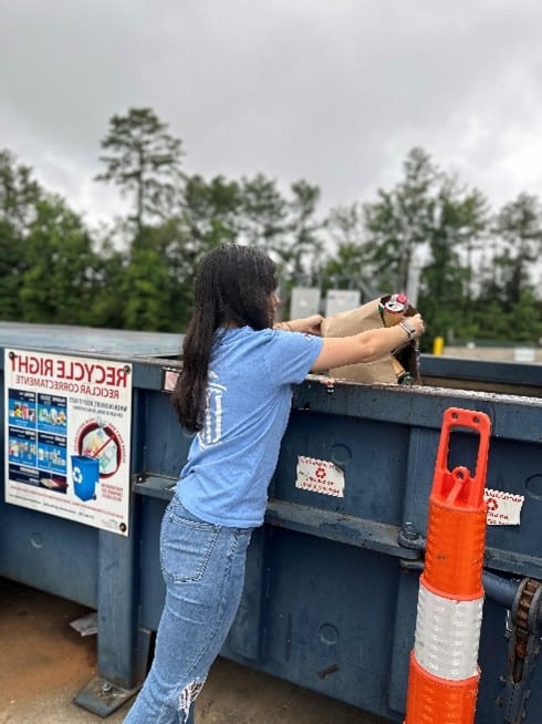 Current student moves initiatives forward during her internship with The Recycling Partnership Featured Image