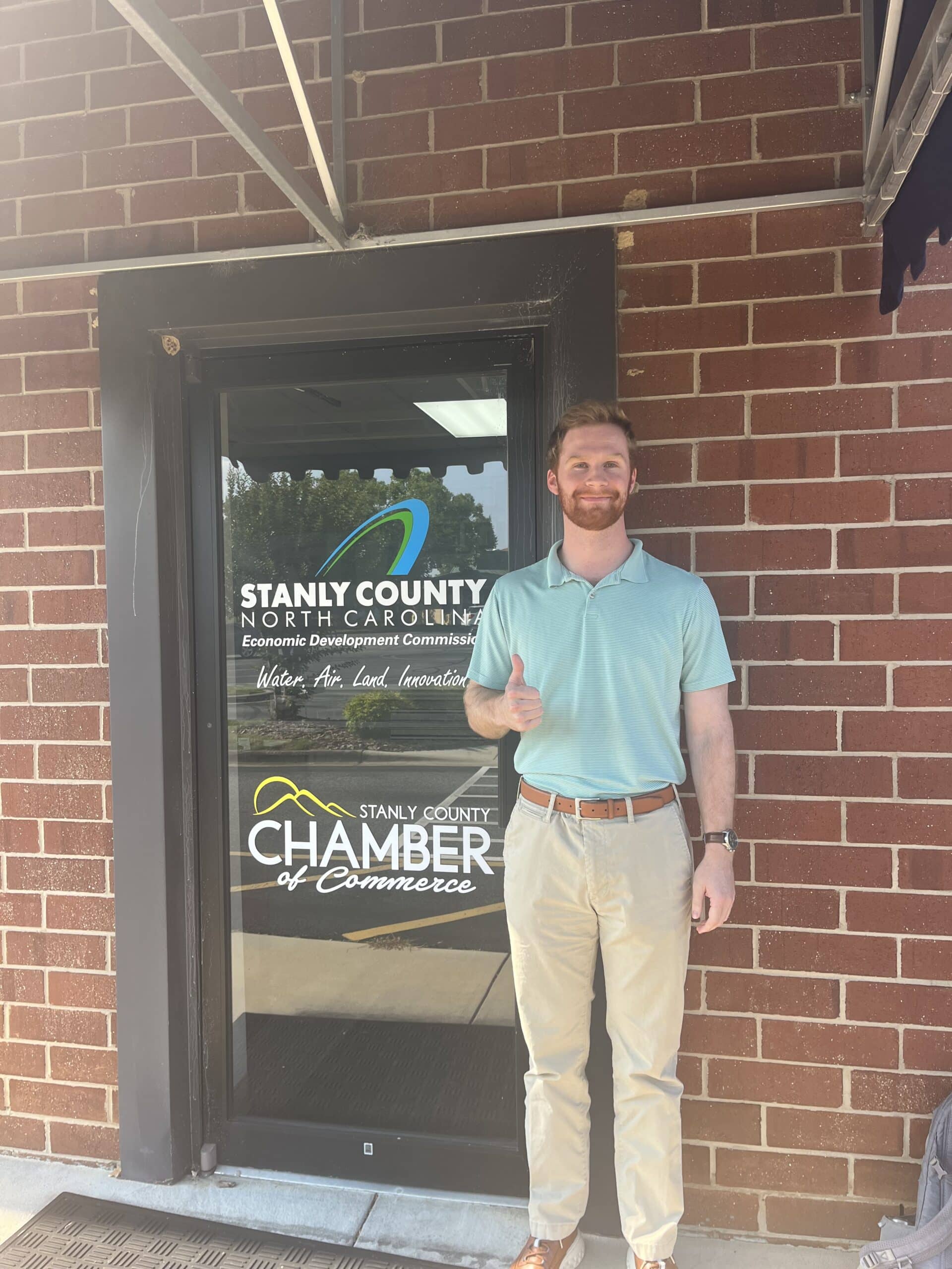Current student Ryan Ledbetter provides marketing services for economic develoment priorities in Stanly County for his Professional Work Experience Featured Image