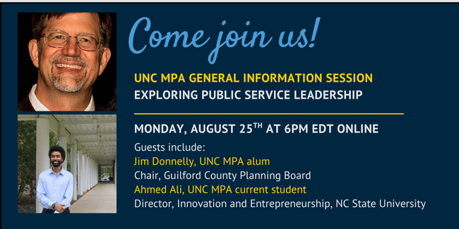 UNC MPA General Information Session Featured Image