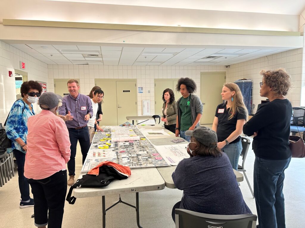 Discussion around a table