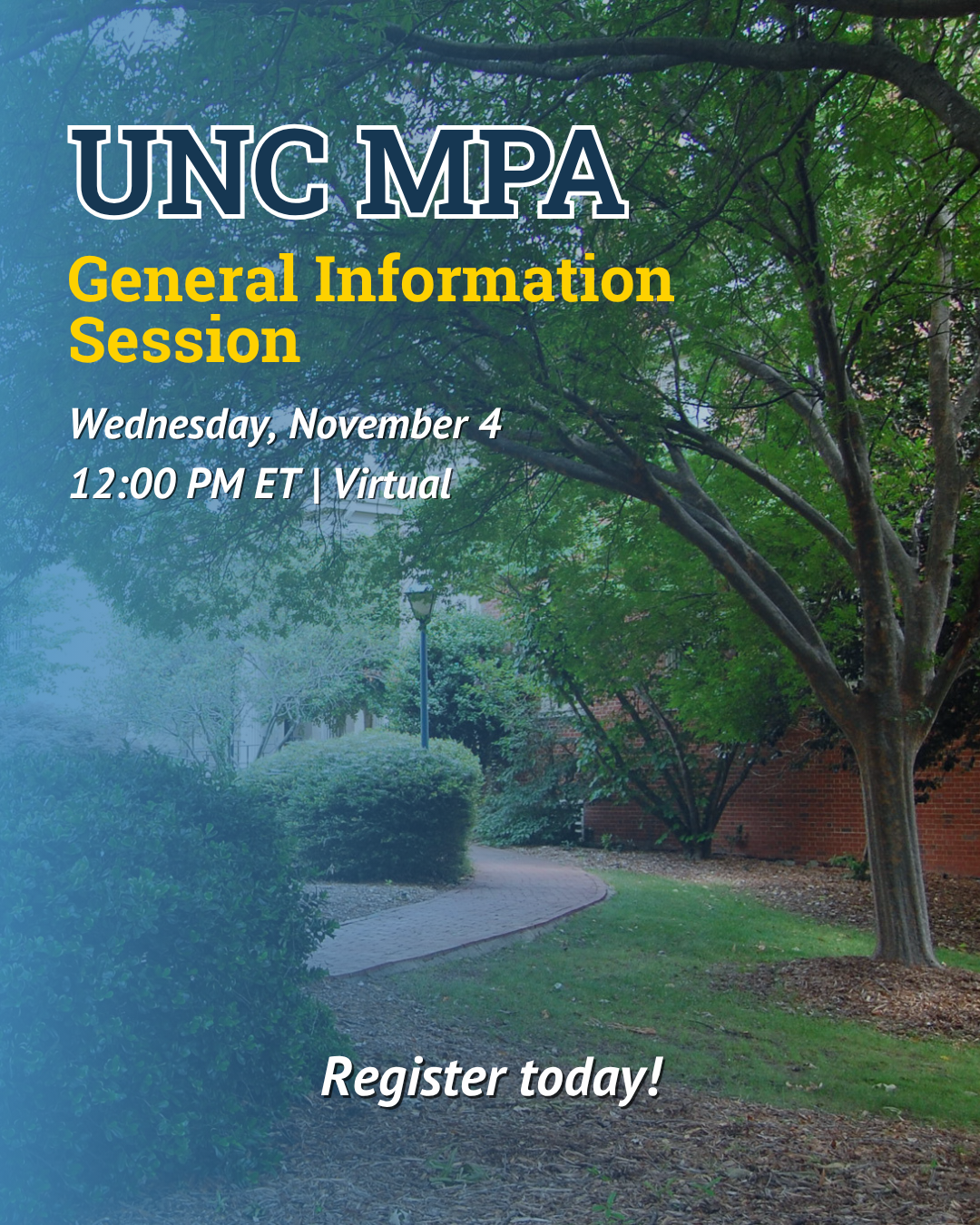 UNC MPA General Information Session Featured Image